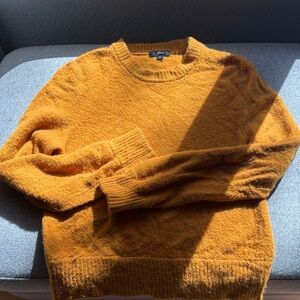 J. Crew alpaca blend Golden Crewneck Sweater